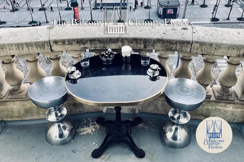 Apartment Balcony -View -Champs Elysees Paris France